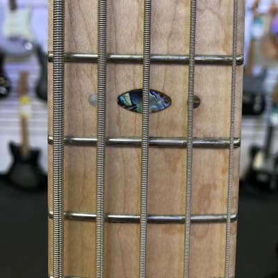 Ibanez Premium SR5FMDX 5 String Bass with Gig Bag - Natural Low Gloss image 11
