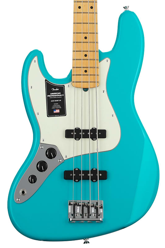 Fender American Professional II Jazz Bass Left-handed - Miami | Reverb