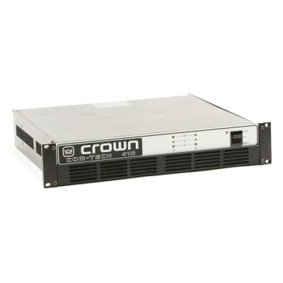 Crown Com-Tech 410 Stereo Power Supply Amplifier 240w 4 ohm Solid State Amp 2 Channel Pro Audio Monitor Com Tech for Speakers Studio Live Rack Mount Comtech CT-410 Bild 2