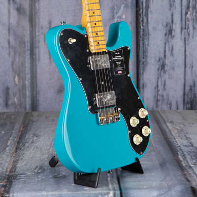 Fender American Professional II Telecaster Deluxe, Miami Blue *DEMO MODEL* image 2