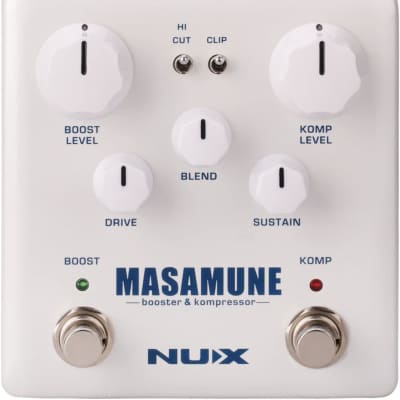 New NUX Masamune Guitar Analog Compressor and Booster Pedal image 1