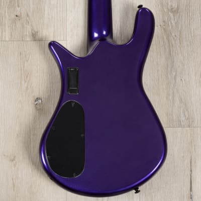 Mint Spector NS Dimension 5 HP Multi-Scale 5-String Bass, Ebony Fretboard, EMG 45DC, Plum Crazy Gloss image 4
