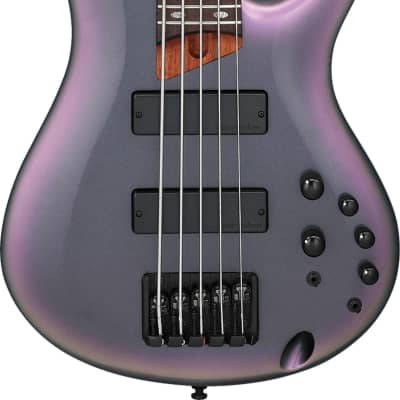 Ibanez SR505E SR Standard 5-String Bass Guitar, Black Aurora Burst image 2