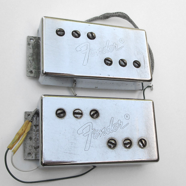 Vintage 70's Fender Wide Range Humbucker Set for Telecaster Reverb