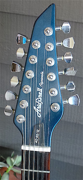 ギター Aria Pro II PE-65 Aria Pro II Aquanote CR65 transparent red electric guitar