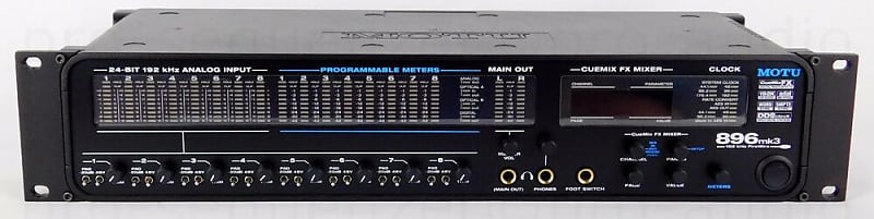 MOTU 896 MK3 FireWire Audio Interface Professional Soundcard + 1.5J Garantie