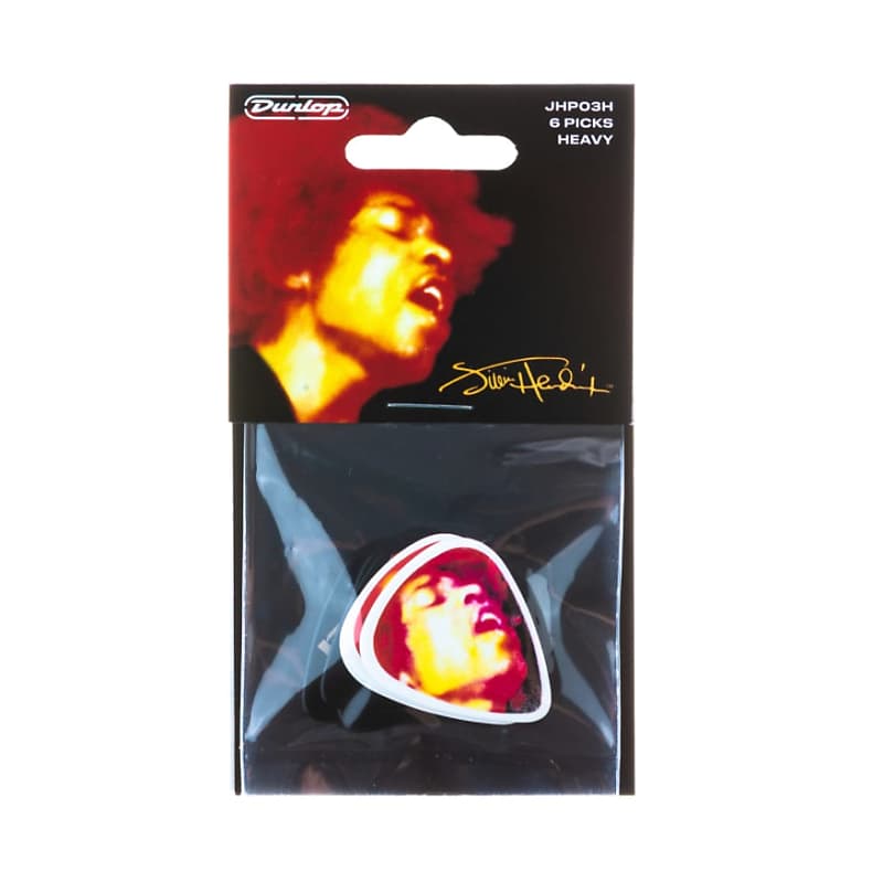 Dunlop JHP03H Jimi Hendrix Electric Ladyland Heavy Guitar Picks (6-Pack) image 1