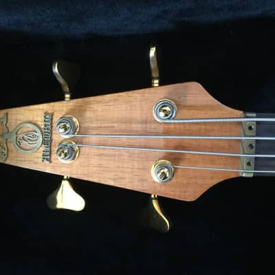 Left handed Alembic Spoiler 1992 Flame bass guitar image 4