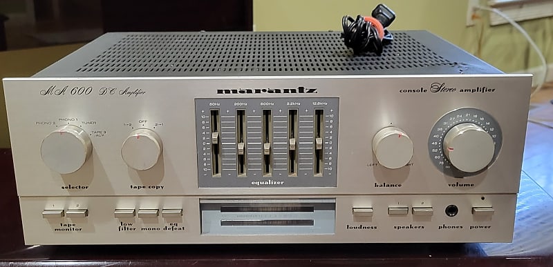 Marantz MA 600 DC Amplifier 1970s - Silver image 1