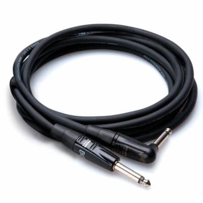 Hosa REAN Straight to Right Angle Pro Guitar Cable 10 Feet Free Shipping image 3