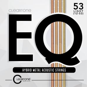 Cleartone 7812 EQ Hybrid Medal Acoustic Guitar Strings - Light (12-53)