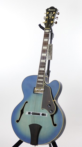 Ibanez AFJ91 Artcore Expressionist JLF Jet Blue Burst Flat