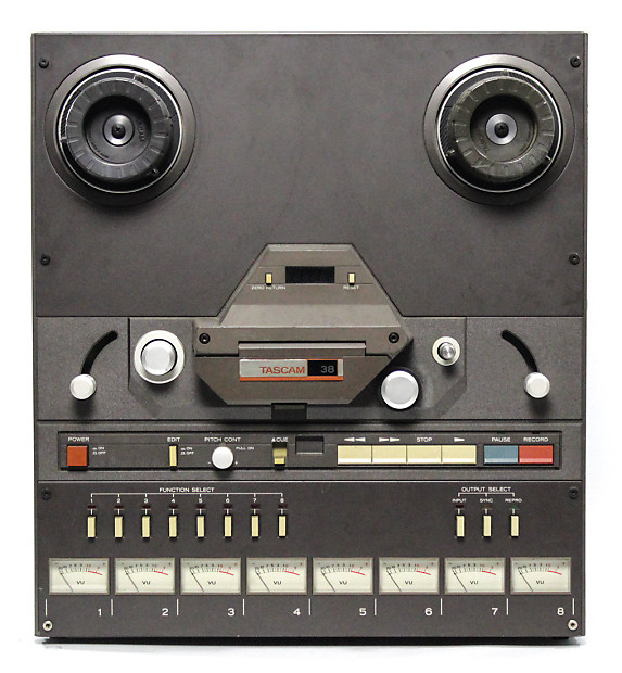 TASCAM 38 1/2" 8-Track Reel to Reel Tape Recorder image 1