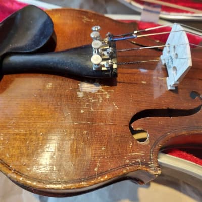 Germany Stradivarius Model 7 size 3/4 violin, with case/bow image 19