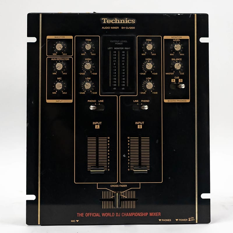 アイテムDJミキサー動作品 TECHNICS テクニクス SH-DJ1200 DJ ミキサー 