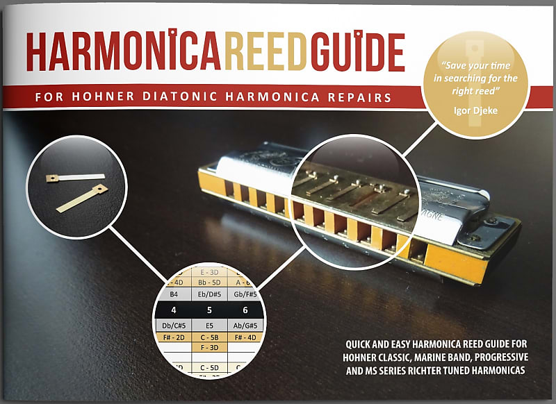 Harmonica Reed Guide for Hohner Diatonic Harmonica Repairs Reverb