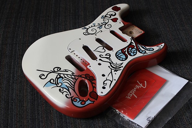 NEW Fender Jimi Hendrix Monterey Stratocaster BODY Strat Guitar