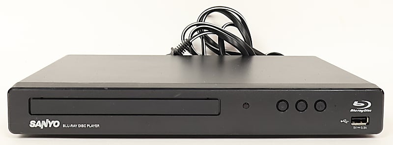 Sanyo Blu Ray DVD Player *Not Tested/Sold As Is*  			