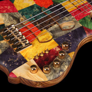 KD "Picasso" 5 string Electric Bass Unique Boutique Handmade image 2