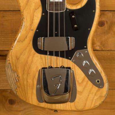 Fender Custom Shop Limited Edition Custom Jazz Bass Heavy Relic Aged Natural for sale