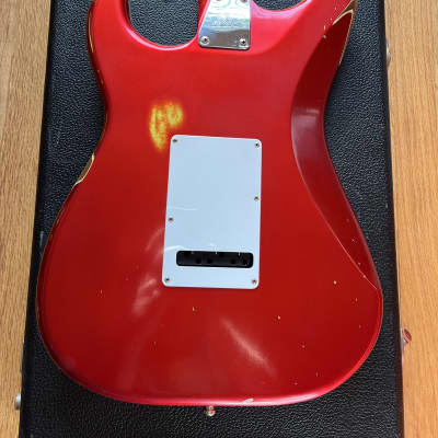 ESP Vintage Plus Relic Red + Hard Shell Case image 8