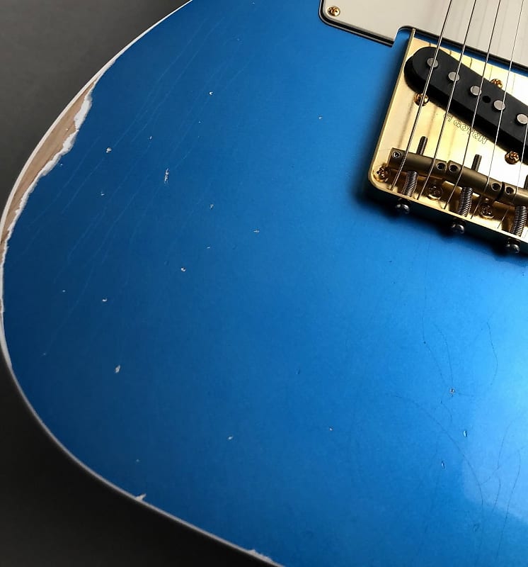 Psychederhythm Moderncaster T 2020 Blue Metallic ≒3.55kg [Gold Parts] [Made  in Japan][GSB019]