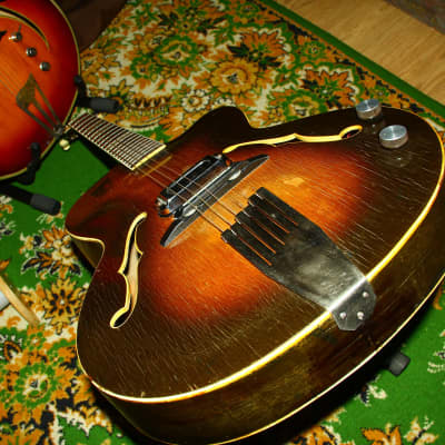 Lignatone  Hollow Body Soviet Electric Guitar jolana musima ORFEUS RARE 60's. image 9