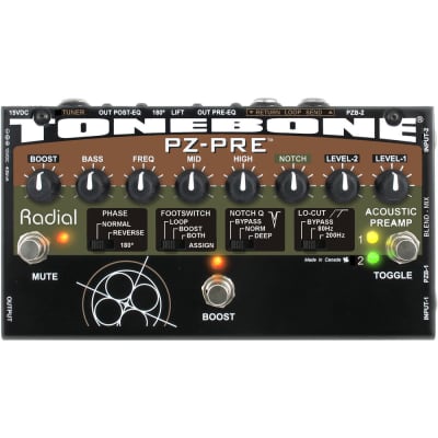 Radial ToneBone PZ-Pre Acoustic Instrument Preamp