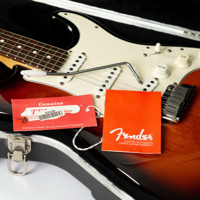 Fender 40th Anniversary American Standard Stratocaster 1994 - Brown Sunburst image 21