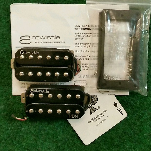 Entwistle HDN High Definition Neodymium Pickup Set w/ Reverb