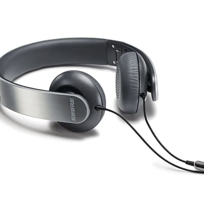 Shure SRH145m+ Portable Collapsible Headphones with Remote and Microphone Compatible with All Apple iOS Devices image 2