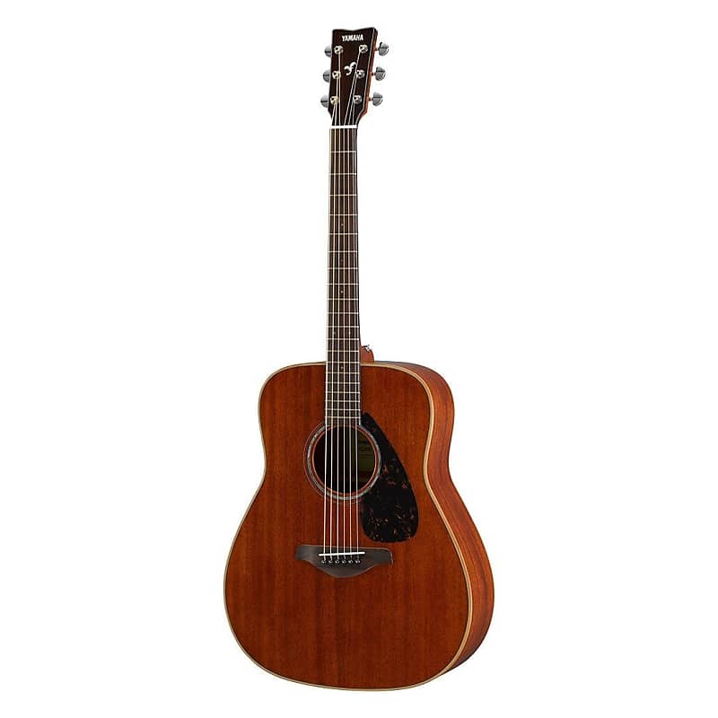 Yamaha FG850 All Mahogany Acoustic Guitar, Natural | Reverb