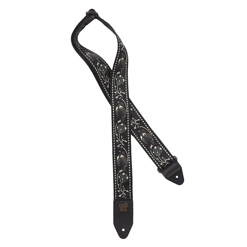Ernie Ball Classic Jacquard Guitar Strap Black Pleasant Reverb