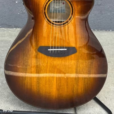 Breedlove Pursuit Exotic S Concerto Tiger's Eye CE Acoustic Electric Guitar