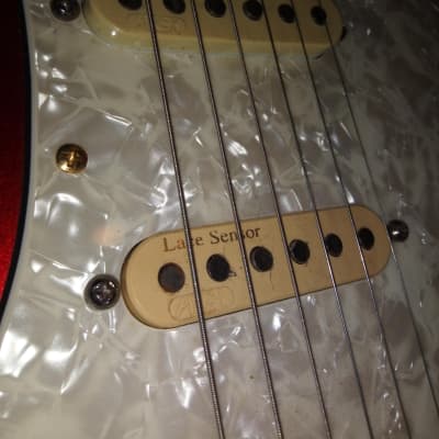 Lace "AGI" Stratocaster in Candy Apple Metallic Red. image 5