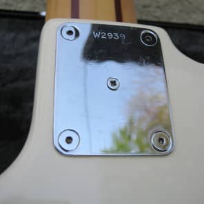 1987 Wal MkII 5 string bass - white finish, w/ OHSC image 9