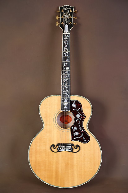 1998 Gibson J 200 Custom Tree of Life Acoustic Reverb Slovakia