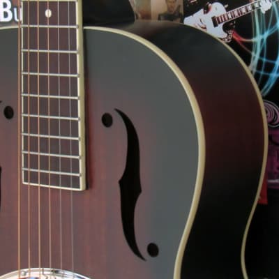 Gretsch G9220 Bobtail Round Neck Electric Resonator Guitar - 2 Color Sunburst image 4