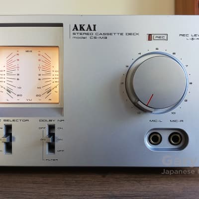 Akai CS-M03 Stereo Cassette Deck with Dolby-B System CS M 03 Made in Japan Vintage 1980 image 3