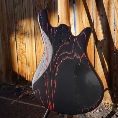 Spector NS Pulse-5 Cinder Red Left Handed 5-String Electric Bass Guitar w/ Gig Bag image 9