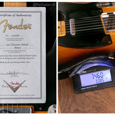 2008 Fender Custom Shop 51 Nocaster Relic in Sunburst image 9