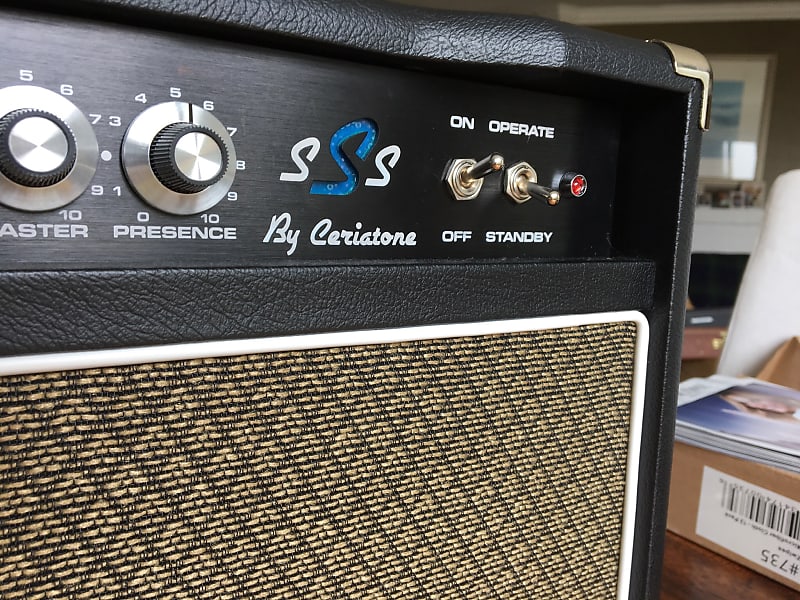 Ceriatone SSS 100-watt Head with half-power switch (Steel String Singer #4)