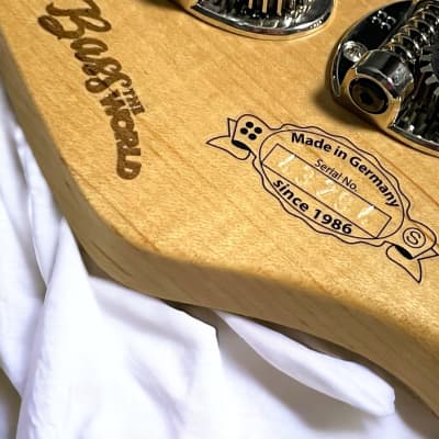 SANDBERG "BASS THE WORLD" (TT-4), Black Matte / Maple *On Order, ETA Oct. 2025 image 8