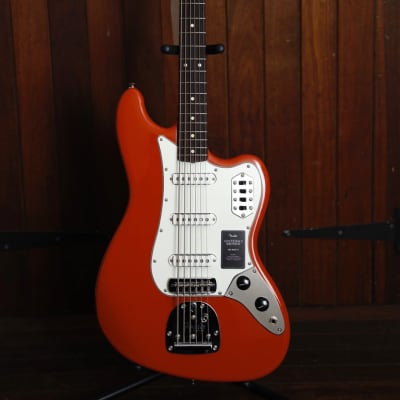 Fender Vintera II '60s Bass VI Fiesta Red Bass Guitar image 2