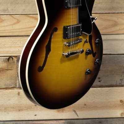 Heritage  Standard H-535 Semi-Hollow Electric Guitar Original Sunburst w/ Case for sale
