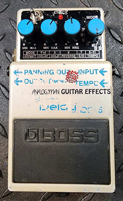 ギター Analog.man boss DD-3 high cut mod Boss DD-3 Digital Delay with Analogman High Cut Mod 3 Way
