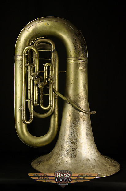 Vintage 1919 J.W. York & Sons Tuba image 1