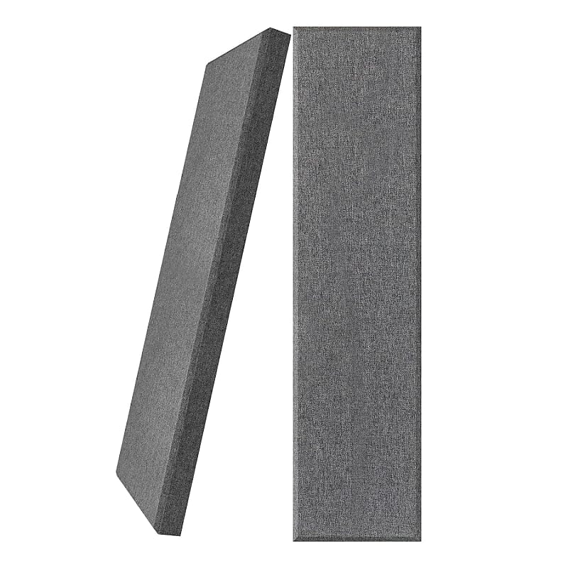 2 Pcs Fiberglass Acoustic Panels, 48X12X2 Inches Sound Reverb