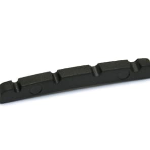 Graph Tech PT-1214-00 BLACK TUSQ XL 1-7/32" E-to-G Slotted Jazz Bass-Style Nut