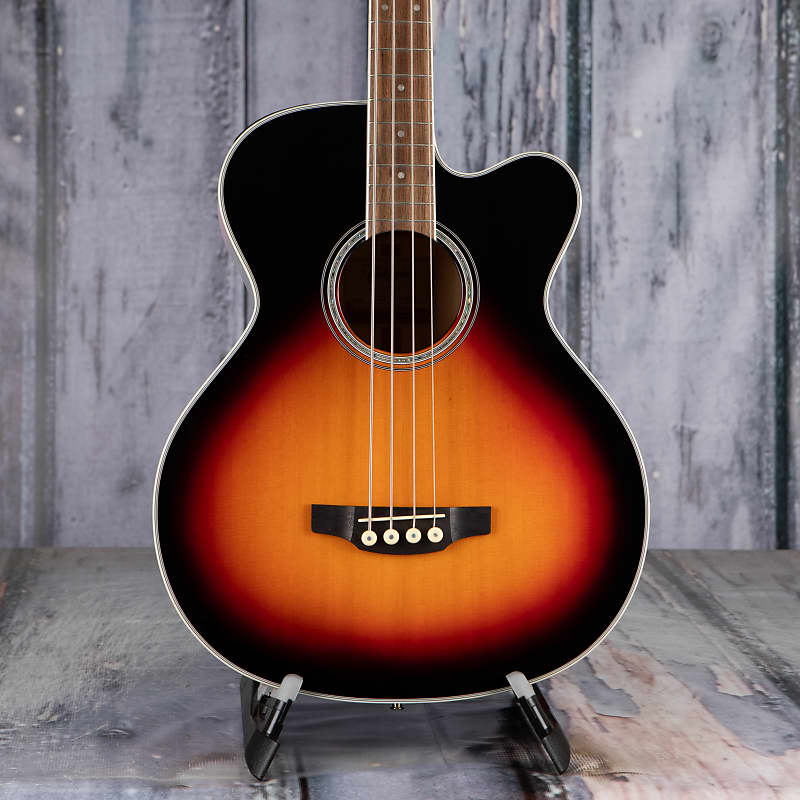 Takamine GB72CE Jumbo Acoustic/Electric Bass, Brown Sunburst image 1
